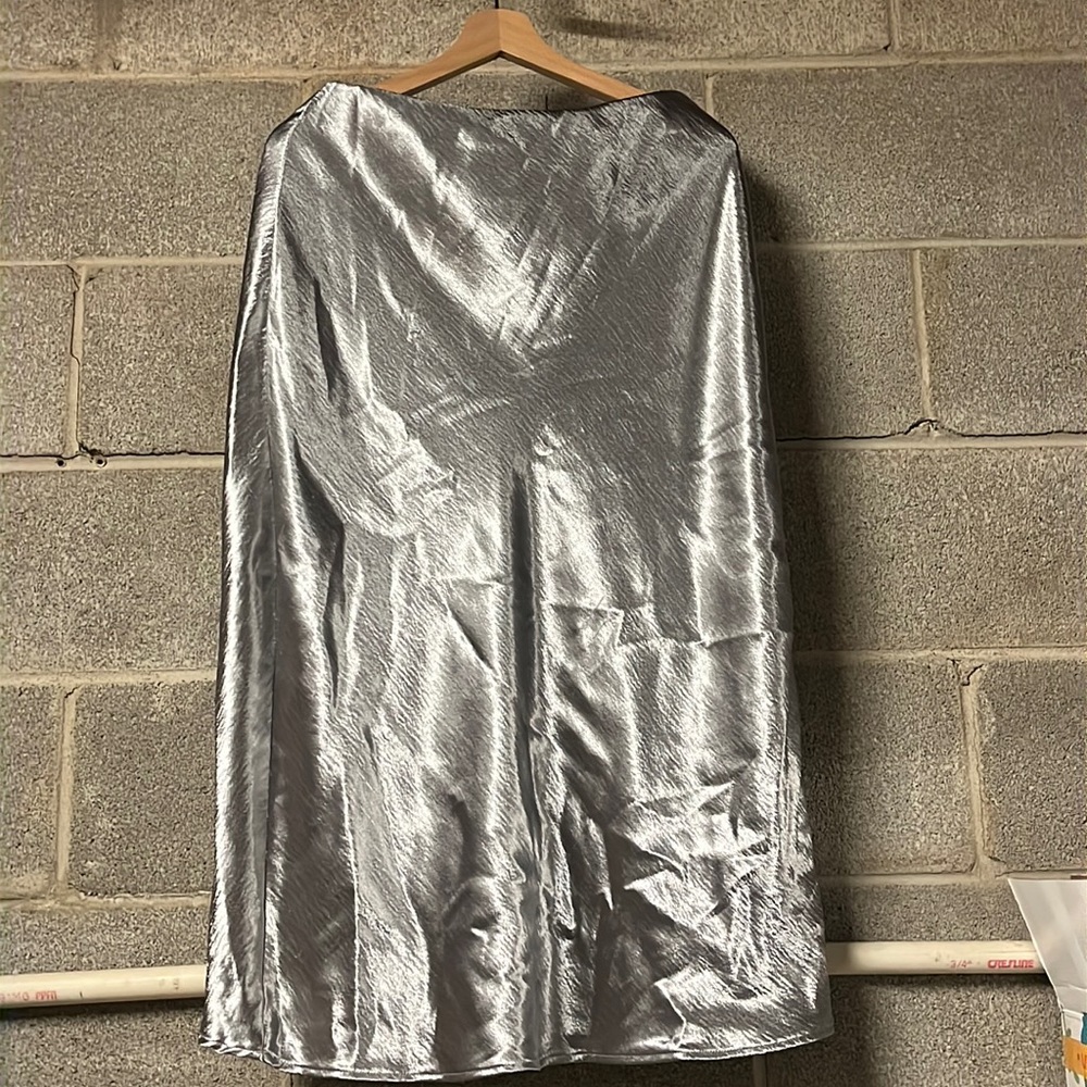 Silver skirt / ankle length